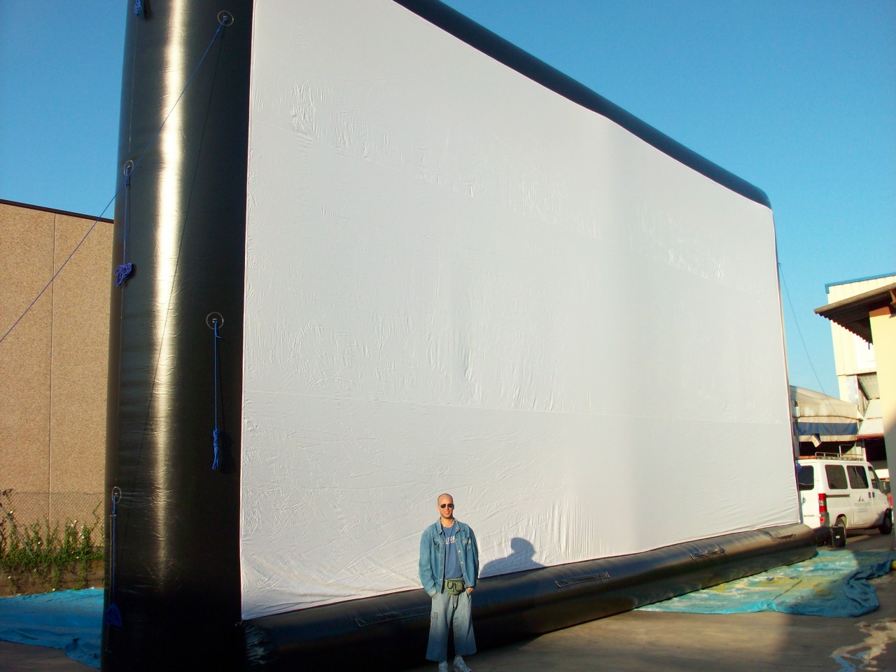 ecran gonflable, ecrans gonflables, video projection