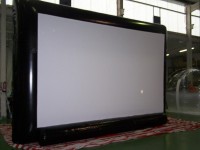 ecrans gonflables, video projection, cinema plein air